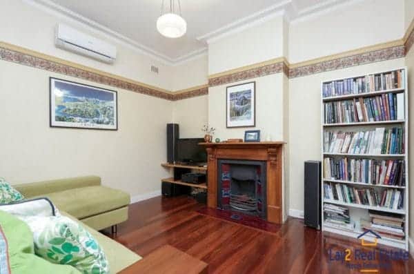 fire place and lounge