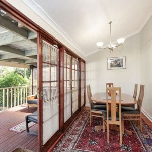 rear deck entry