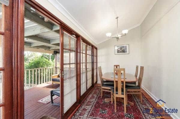 rear deck entry
