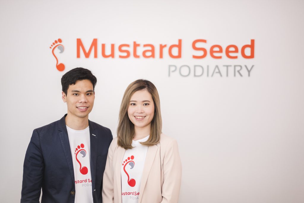 Sam and Lydia - owners of Mustard Seed Podiatry in Bayswater WA
