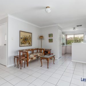 Open Area picture looking to the kitchen at 3-146 Shakspeare Avenue WA Yokine 6060 - for sale by Lay2 Real Estate - Openn Negotiation