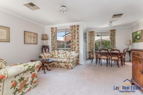 Living Room and dining area picture at 3-146 Shakespeare Avenue Yokine WA 6060.