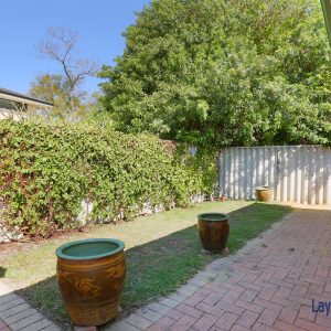 Rear Outside Back yard picture at 3-146 Shakespeare Avenue Yokine WA 6060.