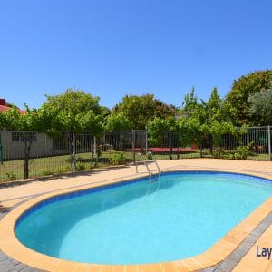 The pool at 52 Peterborough Crescent Morley picture.