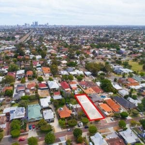Arial Shot number 2 of 19 May Street Bayswater WA