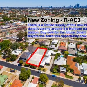 For Sale - R-AC3 Zoning Bayswater WA. 5 Hotham Street Baysater WA
