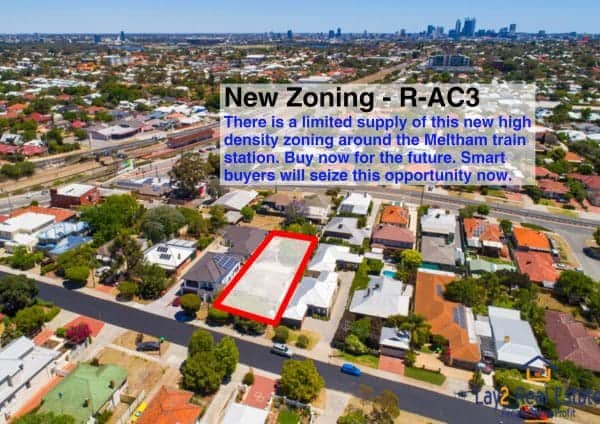 For Sale - R-AC3 Zoning Bayswater WA. 5 Hotham Street Baysater WA