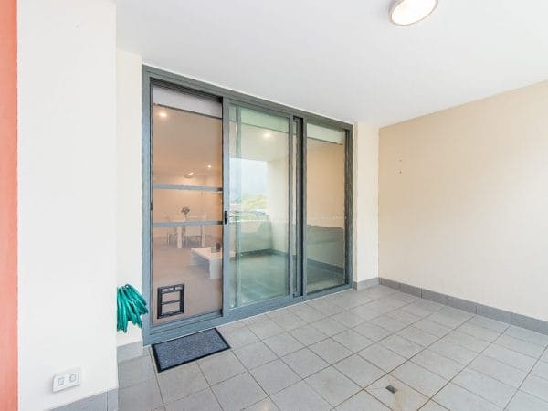 Balcony looking in picture