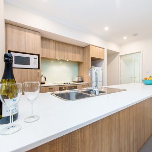 Kitchen becnch and kitchen picture at 2 - 37 Tenth Avenue Maylands WA