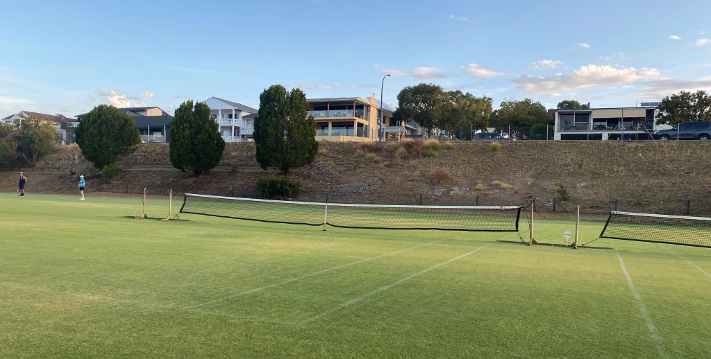 Tennis courts at East Fremantle Tennis Club picture