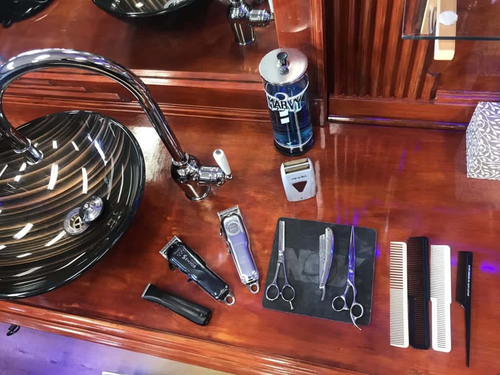 Barber Shop Tools of the trade Picture.