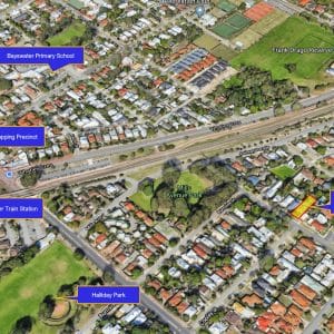 Location Mapa of 13 Lawarence Street Bayswater WA