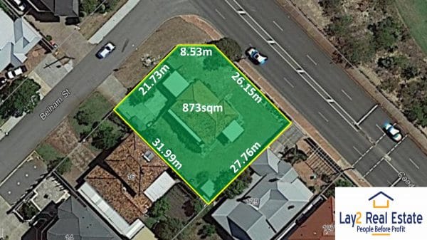 131 Coode Street, Bayswater. Corner 873sqm Block with Brick Cottage.