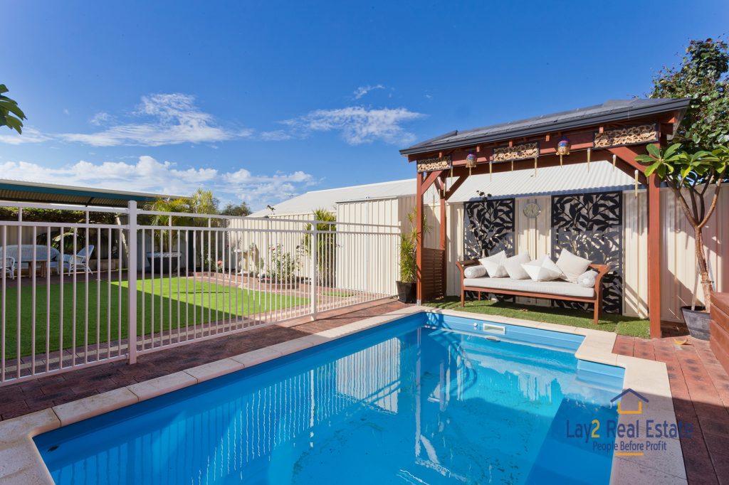 Pool image at the rear of 10 McKinley Court Caversham WA For sale by Lay2 Real Estate.