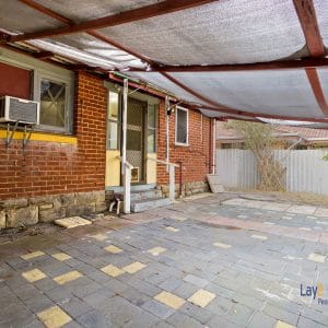 Inglewood WA real Estate for sale by Lay2 real estate. Image of the rear of the home.
