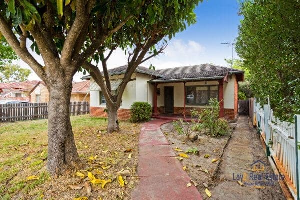 The Crawford Road Brick Bungalow - image of the front of the property at 365 Crawford Road Inglewood WA