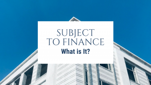 What is Subject to Finance Image