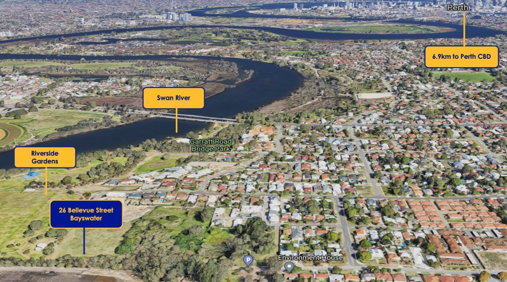 26 Bellevue Street Bayswater block of land for sale by Lay2 Real Estate image of location - new listings Bayswater Noranda etc
