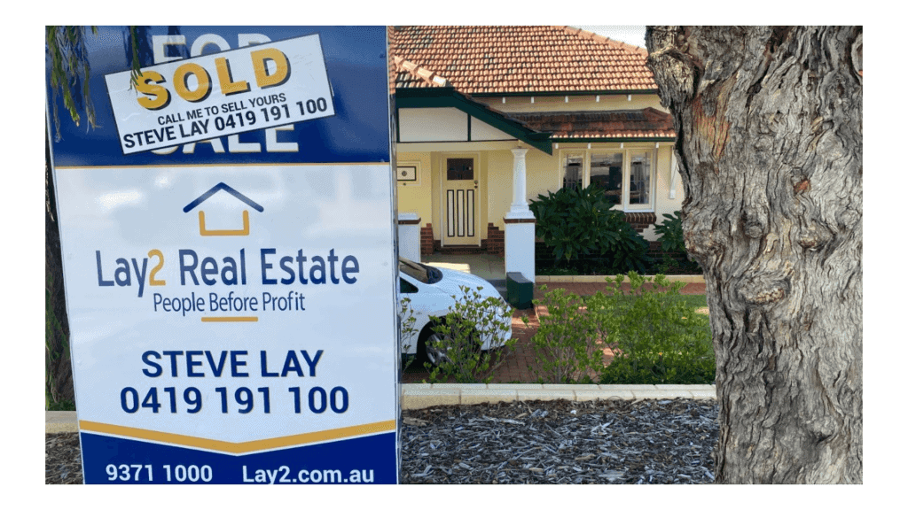 sell my home - sold by Lay2 Real Estate agency Bayswater Perth WA - sold sign image