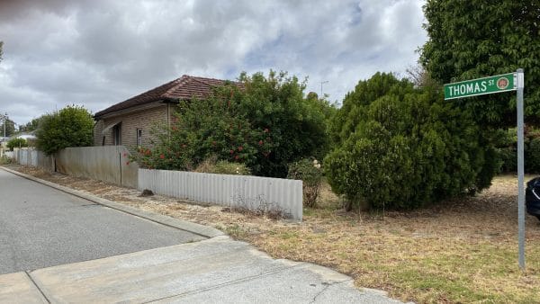 24 Adelphi Street Bayswater WA 6053. Super Rare Corner 1046sqm Block with Old House.