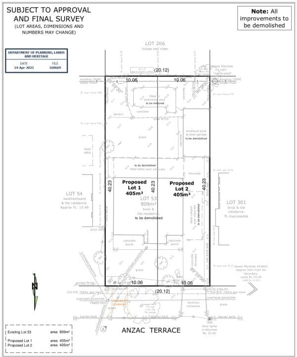 121 Anzac Terrace Bassendean WA 6054 809sqm Block, 20m Wide Frontage with Subdivision Approval! - Image 4