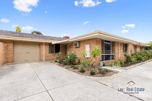 2/149 Kenny Street, Bassendean WA 6053 - 3 Bed Villa with Plenty of Space in Small Group!