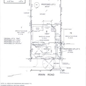 Alternative view of 22 Irwin Road Embleton WA 6062. Original 3 Bedroom 60's Home on 728sqm block.