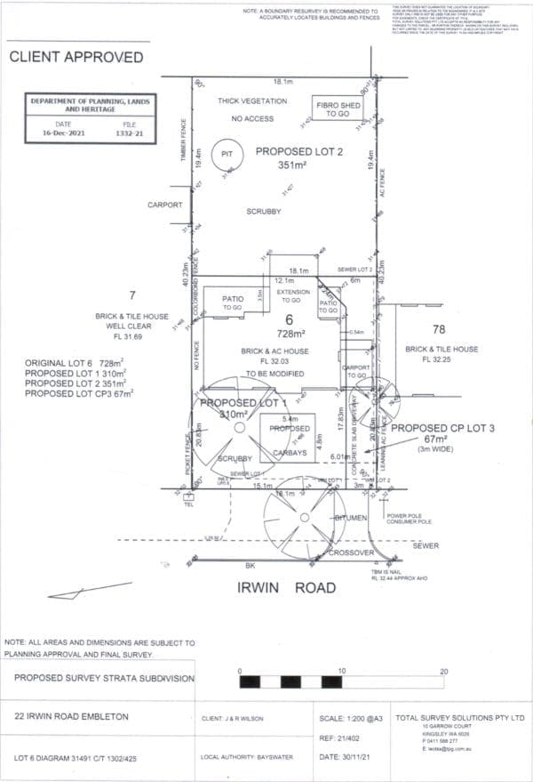 22 Irwin Road Embleton WA 6062. Original 3 Bedroom 60's Home on 728sqm block. - Image 2