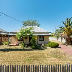 Development potential land with a free house image.