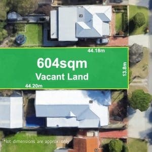 60 Leake Street, Bayswater WA 6053  604sqm (SOLD)Vacant Block in Village Precinct