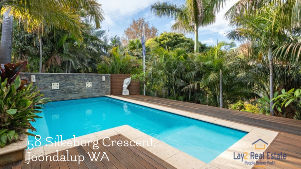 Holiday Resort Feel Home. Pool picture at 58 Silkeborg Crescent Joondalup WA - for sale by Lay2 Real Estate