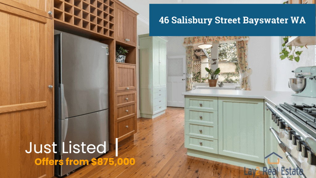 Kitchen image at 46 Salisbury Street Bayswater WA. Property for sale by Lay2 Real Estate.