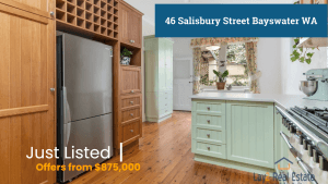Kitchen image at 46 Salisbury Street Bayswater WA. Property for sale by Lay2 Real Estate.