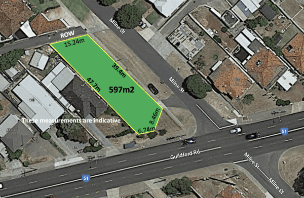 417 Guildford Road Bayswater WA 6053.  NOW SOLD! Development Potential - Corner Location