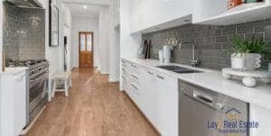 A taste of modern living - image of the kitchen at 52 Grosvenor Road Bayswater for sale by Lay2 Real Estate.