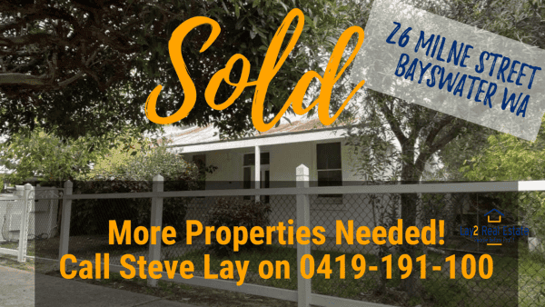 26 Milne Street Bayswater WA sold by Lay2 Real Estate image.