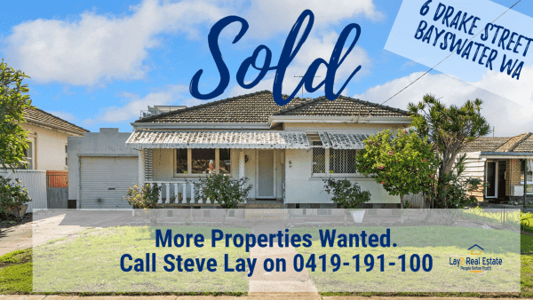 6 Drake Street Bayswater WA - Sold by Steve Lay of Lay2 Real Estate. More Properties wanted image.