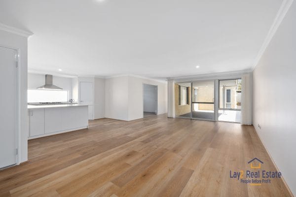 36A Cyril Street Bassendean WA brand new home for sale by Lay2 Real Estate. Living area off kitchen image.