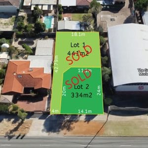 561 Walter Road East, Bayswater WA 6053 - Both Lots Now SOLD