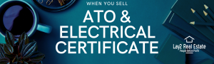 ATO Capital Gains Clearance Certificate and Electrical Safety Certificate post banner image.
