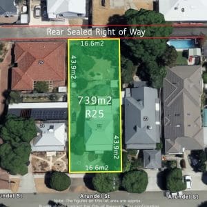 Alternative view of 22 Arundel Street Bayswater WA. (SOLD) Early 1900's Home on 739m2 Block.