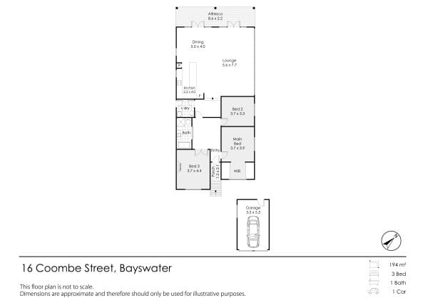 16 Coombe Street Bayswater 6053 - (NOW "SOLD") Extended 1950's Bayswater Classic - Image 17