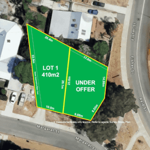 Ashfield Land For Sale - 74 Maragaret Street Ashfield WA. Block for sale image. Contact Lay2 Real Estate.