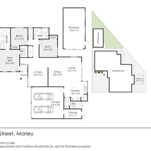 Alternative view of 3B Law Street Morley WA 6062 Contemporary Family Oasis with Spacious Indoor-Outdoor Living!