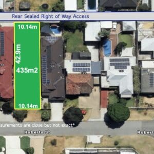 131A Roberts Street BAYSWATER WA Rare Land!
