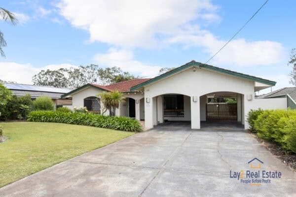 26 Hackbridge Way Bayswater WA 6053 for sale by Lay2 Real Estate. Image of the front if the property.