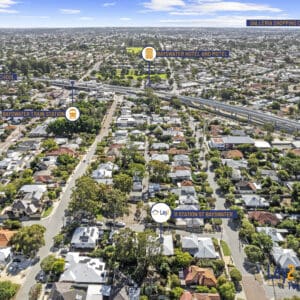 11 Station Street Bayswater WA 6053 - areal location guide image. Property for sale by Lay2 Real Estate - Mick Lay.