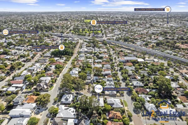 11 Station Street Bayswater WA 6053 - areal location guide image. Property for sale by Lay2 Real Estate - Mick Lay.