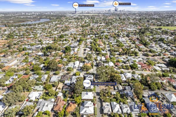 11 Station Street Bayswater WA 6053 - areal location guide image. Property for sale by Lay2 Real Estate - Mick Lay.