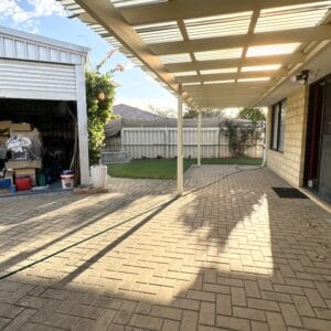 20 McWhae Gardens Bayswater. Backyard 1. Contact Mick Lay